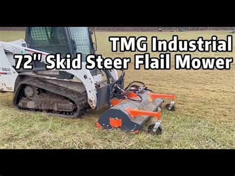 tmg fms 165 flail mower for skid steer|tmg flail mower reviews.